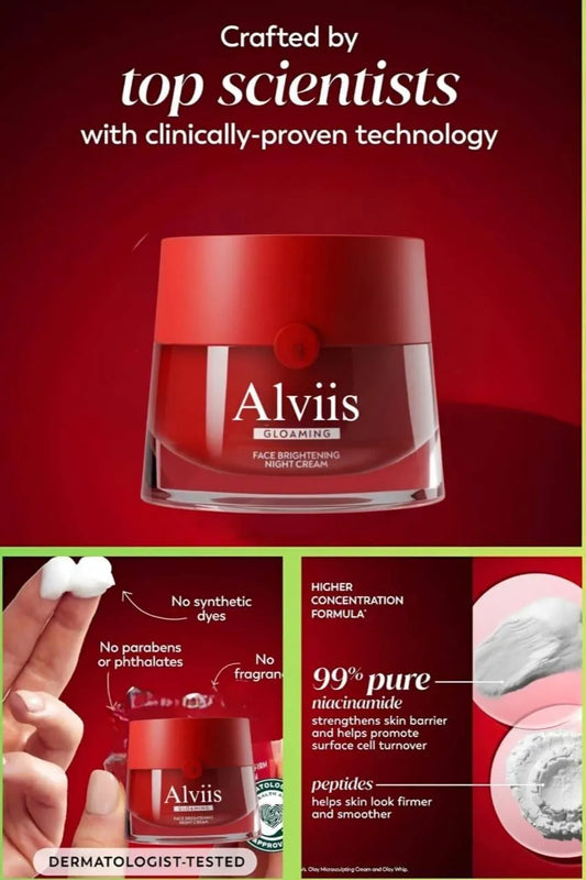 Pack of 2 Face Brightening Night Cream (35g)